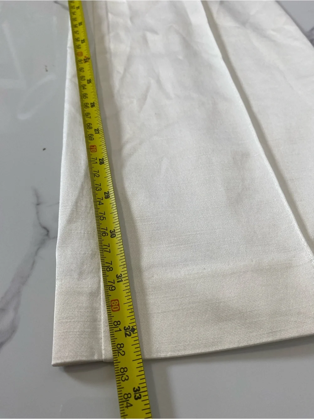 Vintage Bebe Low waist Pants Size 4 Off-white/cream Bootcut Silk Trouser US